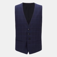 елек,мъжки,костюми,hugo,men,s,waistcoat,open,blue