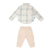 бебешки,облекла,hello,world,w,bb,cord,shrt,bb51,cream,brown