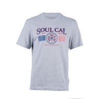тениска,облекла,на,разпродажба,разпродажба,soulcal,мъжки,тениски,soulcal,usa,tee,sn43,grey,marl