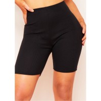 къси,панталони,дамски,къси,панталони,облекло,за,колоездене,облекло,за,колоездене,за,момичета,missy,empire,knit,cycle,shorts,black