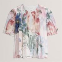 дамски,ризи,ted,baker,ted,anglslv,printtop,ld62,pink