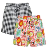 дамски,къси,панталони,дамски,облекла,размер,threadbare,eiren,2p,short,ld99,black,gingham
