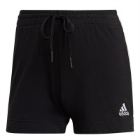 къси,панталони,дамски,къси,панталони,adidas,essential,3,stripe,shorts,black,white