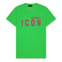 юношеска,тениска,детски,3/4,панталони,dsquared2,icon,t,shirt,juniors,green,pnk,dq584