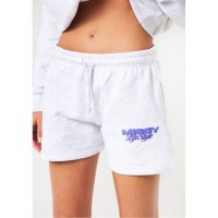 къси,панталони,дамски,къси,панталони,missy,empire,lifestyle,puff,print,sweat,shorts,grey