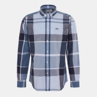 облекла,на,разпродажба,мъжки,ризи,barbour,harris,tailored,shirt,blue,trtn,tn22