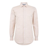 облекла,на,разпродажба,мъжки,ризи,moschino,men's,long,sleeve,patterned,shirt,fantasy,ivory