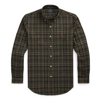 риза,с,дълъг,ръкав,мъжки,ризи,polo,ralph,lauren,check,twill,long,sleeve,shirt,olv,khaki,multi