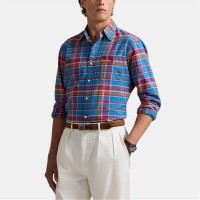 мъжки,ризи,polo,ralph,lauren,polo,oxford,chk,ls,sn05,berry,multi