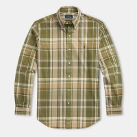 риза,с,дълъг,ръкав,облекла,на,разпродажба,мъжки,ризи,polo,ralph,lauren,striped,poplin,long,sleeved,shirt,olive,multi