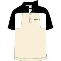 boss,colour,block,polo,shirt,juniors,vanille,21c