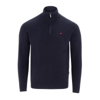 пуловер,мъжки,туристически,полари,мъжки,полари,lee,cooper,cooper,long,sleeve,quarter,zip,jumper,navy