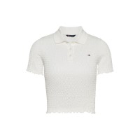 дамски,топове,tommy,jeans,tjw,slim,smock,polo,ecru
