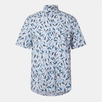 риза,с,къс,ръкав,облекла,на,разпродажба,мъжки,ризи,boss,men's,h,joe,kent,patterned,short,sleeve,tailored,fit,shirt,lt,pas,blue,450