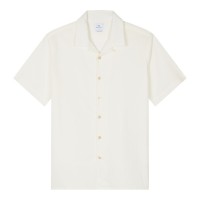 риза,облекла,на,разпродажба,мъжки,ризи,ps,paul,smith,men's,seersucker,short,sleeve,plain,shirt,white,02