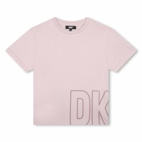 юношеска,тениска,детски,облекла,dkny,dk,logo,print,t,shirt,juniors,lilac,902
