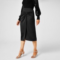 пола,поли,и,къси,панталони,biba,satin,twist,detail,skirt,black