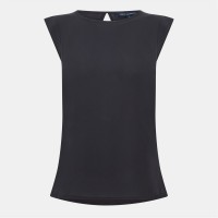 шапка,дамски,ризи,french,connection,polly,plains,capped,top,40,utility,blue