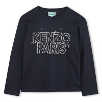 тениска,kenzo,kids,embroidery,long,sleeve,t,shirt,navy