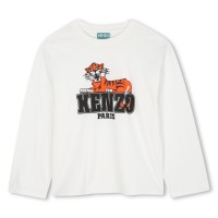 тениска,детски,3/4,панталони,kenzo,kids',tiger,long,sleeve,t,shirt,cream