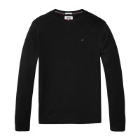 тениска,облекла,на,разпродажба,мъжки,тениски,tommy,jeans,original,long,sleeve,t,shirt,black