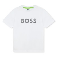 юношеска,тениска,детски,облекла,boss,logo,t,shirt,juniors,white,10p