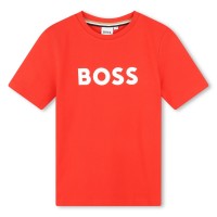 юношеска,тениска,детски,облекла,boss,large,logo,tee,juniors,red,997
