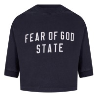 детска,тениска,детски,3/4,панталони,fear,of,god,essentials,unisex,kids',logo,long,sleeve,t,shirt,black