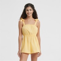 гащеризон,дамски,облекла,размер,be,you,tie,shoulder,beach,playsuit,yellow