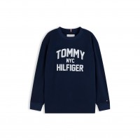 тениска,tommy,hilfiger,kids,varsity,long,sleeve,t,shirt,dark,blue,c1g