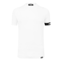 тениска,мъжки,тениски,dsquared2,logo,band,t,shirt,white