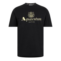 тениска,облекла,на,разпродажба,мъжки,тениски,aquascutum,active,big,logo,t,shirt,black