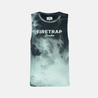 мъжки,потници,всички,йога,и,пилатес,аксесоари,и,облекла,firetrap,men's,sub,lightning,print,cotton,muscle,vest,dark,lightening