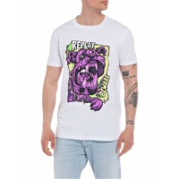 мъжки,тениски,replay,replay,beware,dog,t,sn32,white,001
