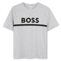 детска,тениска,детски,тениски,boss,large,logo,t,shirt,junior,boys,grey,a32