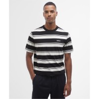 тениска,мъжки,тениски,barbour,international,nelson,striped,t,shirt,black,bk11