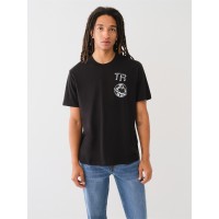 тениска,с,къс,ръкав,мъжки,тениски,true,religion,multi,graphic,crew,tee,black