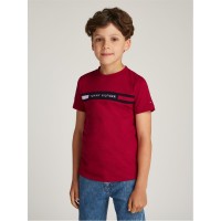 тениска,детски,3/4,панталони,tommy,hilfiger,kids',t,shirt,red,xld