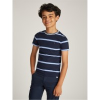 тениска,детски,облекла,tommy,hilfiger,striped,reg,tee,ss,navy,c1g