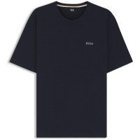 тениска,мъжки,тениски,boss,men's,waffle,t,shirt,structured,design,navy,403
