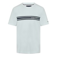 тениска,облекла,на,разпродажба,мъжки,тениски,tommy,hilfiger,men's,central,chest,stripe,regular,fit,t,shirt,white,ybr