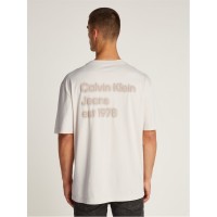 тениска,мъжки,тениски,calvin,klein,jeans,men's,washed,puff,print,t,shirt,moonbeam