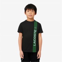 тениска,детски,3/4,панталони,lacoste,kids',ultra,dry,print,branding,regular,fit,t,shirt,black,gi8
