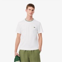 тениска,облекла,на,разпродажба,мъжки,тениски,lacoste,tipped,t,shirt,white,001