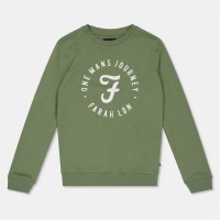 детски,3/4,панталони,детски,тениски,farah,logo,crew,neck,jn99,green