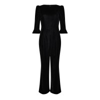 дамски,летни,гащеризони,nobodys,child,fleur,jumpsuit,black
