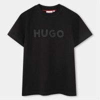 тениска,детски,3/4,панталони,hugo,kids',t,shirt,black,09b