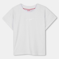 тениска,детски,3/4,панталони,hugo,kids',small,logo,cotton,t,shirt,white,10p