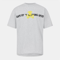 тениска,облекла,на,разпродажба,мъжки,тениски,aape,aape,neon,puff,tee,sn52,heather,white