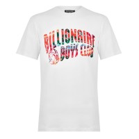 тениска,облекла,на,разпродажба,мъжки,тениски,billionaire,boys,club,tropical,arch,logo,t,shirt,white
